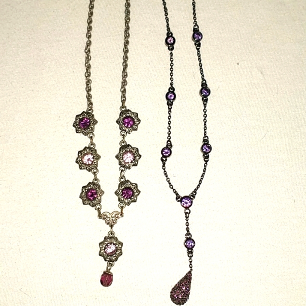 Necklace Jeweled Drop